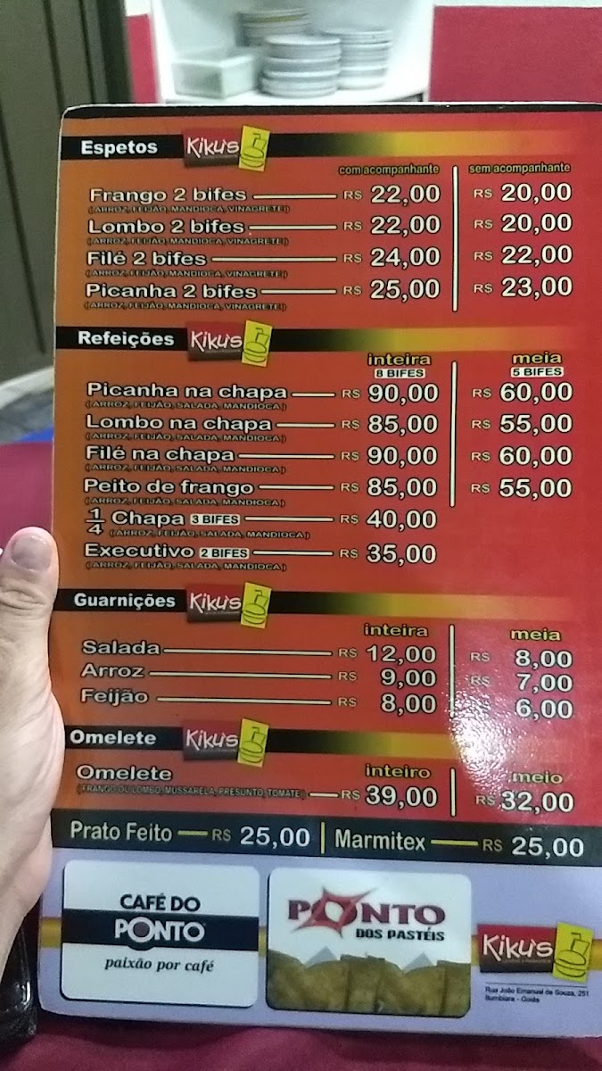 Menu Kiku's Lanches E Restaurante-3